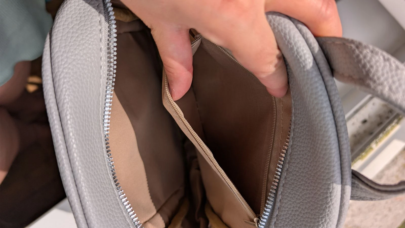 Gray Mini Backpack – photo 4